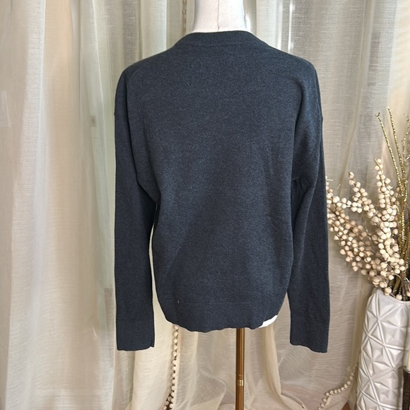 Lululemon Cashmere blend Sz 4 Grey Sweater Excellent Condition - Picture 6 of 9